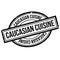 Caucasian Cuisine rubber stamp