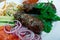 Caucasian lamb Luleh kebab