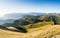 Caucasian mountains of the Republic of Adygea, Krasnodar region. South of Russia. Beautiful foothills of the Caucasus. Thach