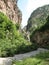 Caucasus landscape mountain snow rocks