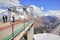 Caucasus. Mountain Cheget. Station of ropeway