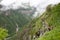 Caucasus mountains next to Gudauri ski resort in the Republic of