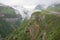 Caucasus mountains next to Gudauri ski resort in the Republic of