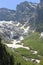 Caucasus mountains summertime. The Dombai mountain landscape