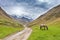 Caucasus rural landscape in Georgia