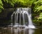 Cauldron Falls in West Burton, Yorkshire Dales, UK