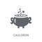 Cauldron icon. Trendy Cauldron logo concept on white background