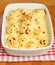 Cauliflower Cheese in Casserole Dish