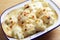 Cauliflower cheese from oven