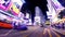 Causeway Bay Crossing. Hong Kong Night Timelapse.