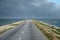 Causeway connecting Cayo Coco to Cuban Mainland