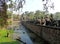 Causeway to Angkor Thom`s south gate