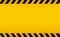 Caution backgorund. Black and yellow line striped. Blank warning background