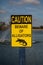 Caution, beware of Alligators - sign