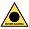 `Caution! Black hole!` fake sign