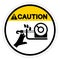 Caution Cutting Of Finger Hazard Symbol Sign, Vector Illustration, Isolate On White Background Label .EPS10