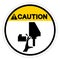 Caution Cutting Hand Hazard Symbol Sign, Vector Illustration, Isolate On White Background Label .EPS10
