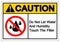 Caution Do Not Let Water And Humidity Touch The Filter Symbol Sign, Vector Illustration, Isolate On White Background Label .EPS10