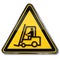 Caution forklift