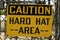 Caution Hard Hat Area Sign