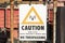 Caution High Level Radio Frequency Energy Sign