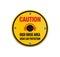 Caution high noise area - circle sign