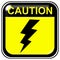 Caution - high voltage