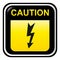 Caution - high voltage