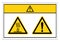 Caution Hot Liquids Burn Hazard Symbol Sign, Vector Illustration, Isolate On White Background Label. EPS10