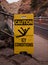 Caution Icy Conditions Sign