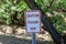 Caution poison oak warning sign
