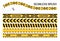 Caution police tapes seamless brush stop yellow ribbon
