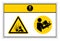 Caution Pressurized Device Read Technical Manual Before Servicing Symbol Sign On White Background