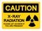 Caution X-Ray Radiation Please Let Us Know If You Are Pregnant Symbol Sign, Vector Illustration, Isolate On White Background Label