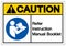 Caution Refer Instruction Manual Booklet Symbol Sign,Vector Illustration, Isolated On White Background Label. EPS10