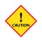 Caution signs. Symbols danger and warning signs. warning attention.