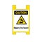 Caution Slippery trip hazard Symbol Sign, Vector Illustration, Isolate On White Background, Label ,Icon. EPS10