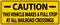 Caution Stops At All Railroad Crossings Label Sign On White Background