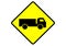 Caution Truck sign