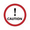 Caution vector sign. caution and keep out, do not enter and danger zone, stop.