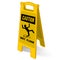 Caution wet floor sign