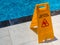 Caution Wet Floor Warning Sign