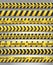 Caution yelow tape set