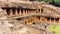 Cave 1 : Rani Gumpha, Queen`s Cave. View of facade from top, Bhubaneswar