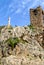 Cave Church Ruins of Ermita Virgen de la Pena in Mijas pueblo, the charming White Village of Costa del Sol, Andalucia, Spain.