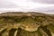 Cave city Bakla, near the city of Bakhchisaray, Crimea. Aerial view