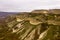 Cave city Bakla, near the city of Bakhchisaray, Crimea. Aerial view