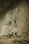 Cave climbing in Prohodna Cave, Bulgaria