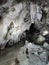 Cave formations in Vartop Glacial Cave, Romania