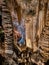 Cave in French Pyrenees full of stalagmites and stalactites beautiful scenery in geologic site